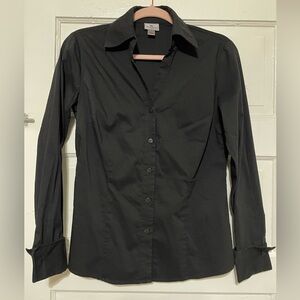 Worthington Black Button-Up